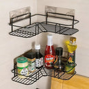 Kit 2 Prateleiras Suporte Com Alto Adesivos Para Parede Banheiro Cozinha lavanderia Shampoo Sabonete
