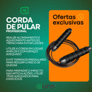 Corda de Pular Profissional 3 Metros Academia Exercício em Casa