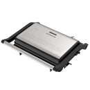 Grill e Sanduicheira Elétrica Unitermi 1000w Aço Inoxidável Grelha Cozinha Casa