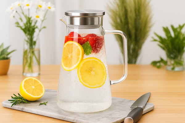 5 Receitas de Água Aromatizada para Servir com Estilo na Sua Jarra de Vidro