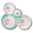 Aparelho de jantar cerâmica 20 peças jogo completo Biona . Prato fundo, prato raso, sobremesa, xicara e pires