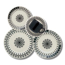 Aparelho de jantar cerâmica 20 peças jogo completo Biona . Prato fundo, prato raso, sobremesa, xicara e pires