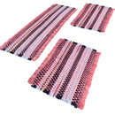 Kit Jogo de Cozinha 3 Peças 2 Tapetes + 1 Tapete Passadeira Tear