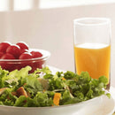 Jogo De 12 Copos 320ml Vidro Bali Quadrado Luxo Transparente