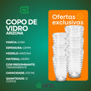 Jogo 12 Copos Vidro Arizona Transparente 200ml Barato