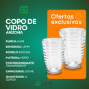Jogo 12 Copos Vidro Arizona Transparente 200ml Barato