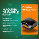 Máquina Waffle Elétrica 127v 750w - Be Smart