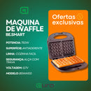 Máquina Waffle Elétrica 127v 750w - Be Smart