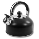 Chaleira Inox 2L com Tampa Alça Térmica e Apito para Café Cha Bebidas