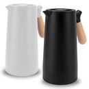 Garrafa Térmica 1 Litro Café Chá Nórdica Lund Com Cabo Madeira