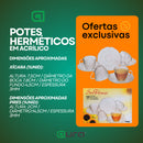 Conjunto de Xícaras e Pires em Vidro 200 Ml 12 Peças