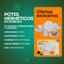 Conjunto de Xícaras e Pires em Vidro 200 Ml 12 Peças