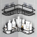 Kit 2 Prateleiras Suporte Com Alto Adesivos Para Parede Banheiro Cozinha lavanderia Shampoo Sabonete