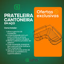 Kit 2 Prateleiras Suporte Com Alto Adesivos Para Parede Banheiro Cozinha lavanderia Shampoo Sabonete