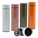 Garrafa Térmica 400ml Portátil Termômetro Inox Display Led Material de Aço Inoxidável