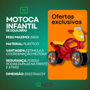 Moto Equilíbrio Totokross Infantil Motoca Bebe Criança Sem Pedal