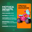Moto Equilíbrio Totokross Infantil Motoca Bebe Criança Sem Pedal