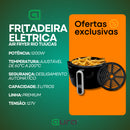 Fritadeira Elétrica Sem Óleo Air Fryer 3l 127v Rio Tijucas