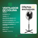 Ventilador De Chão De Pé De Coluna 130cm Forte e Silencioso