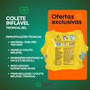 Colete Boia Inflável Infantil Tropical Salva Vidas Bel