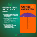 Guarda Sol Articulado Classic Verão Fps 60 Grande 1,93m Bel Sortido