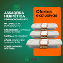 Conjunto de Assadeiras Retangulares em Vidro Borossilicato 3 Peças