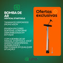 Bomba Para Encher Pneu De Carro Moto E Bike de 40Cm E 59cm