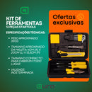 Kit Ferramentas Maleta com 12 Peças Multiuso Resistente