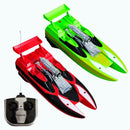 Barco Lancha Controle Remoto Sem fio Alcance 3 Metros Criança Píscina Lagos