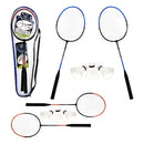 Kit Badminton 2 Raquetes + 3 Petecas + Bolsa Completo Original Brinquedo Criança Esporte