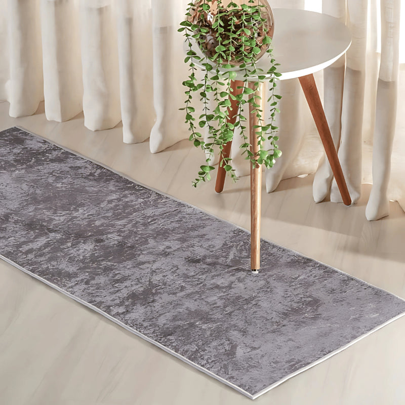 Tapete Passadeira Antiderrapante1,50 x 0,50 Corredor Quarto Sala Aveludado Costura Reforçada