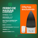 Ferro de Passar Vapor Spray 1500W com Base Antiaderente 127V