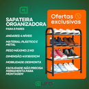 Sapateira 4 Andares Organizador de Sapatos Tênis 8 Pares Desmontável Quarto