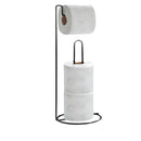 Porta Suporte Papel Higiênico De Chão 3 ou 4 Rolos Papeleiro Banheiro Casa