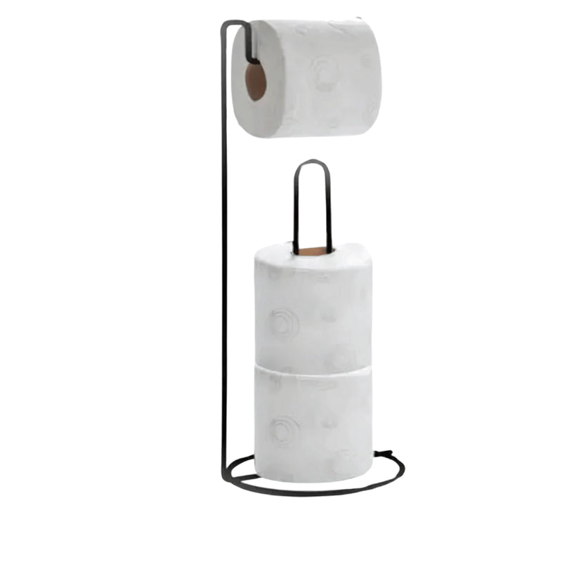 Porta Suporte Papel Higiênico De Chão 3 ou 4 Rolos Papeleiro Banheiro Casa