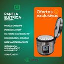 Panela de Arroz Elétrica 10 Xícaras Inox Unitermi Cozinha Fácil Limpeza
