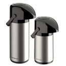 Garrafa Térmica Para Café Verona 1 Litro Inox Unitermi Chá Leite Água Quente Fria Qualidade Premium