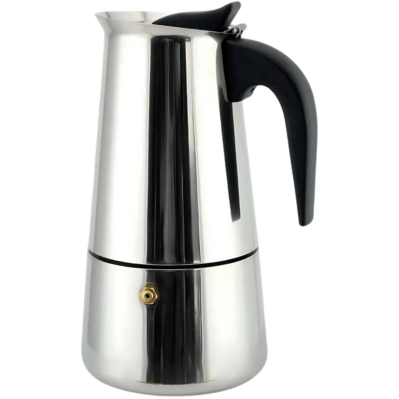 Cafeteira Italiana Unitermi de Inox Café Expresso 6 Xícaras Cafeteira Italiana Splendore