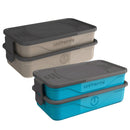 Marmita Termica Fitness Com Divisória Fit Califórnia Unitermi Com Talheres Promoção