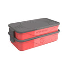 Marmita Termica Fitness Com Divisória Fit Califórnia Unitermi Com Talheres Promoção