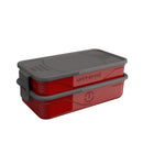 Marmita Termica Fitness Com Divisória Fit Califórnia Unitermi Com Talheres Promoção