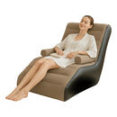 Conjunto Poltrona e Puff Inflável Portátil Descanso Sofá Espreguiçadeira