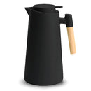 Garrafa Térmica 1 Litro Café Chá Nórdica Com Cabo Madeira