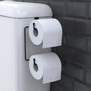 Suporte Porta Papel Higiênico Duplo Para Banheiro Para Caixa Acoplada Para Dois Rolos