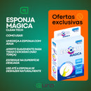 Kit 50 Esponja Mágica de Melamina Tira Manchas Riscos Mágica Branca Multiuso