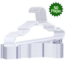 kit 50 Cabides Acrílico Adulto Aura do Brasil Reforçado