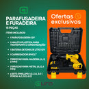 Parafusadeira e Furadeira Bivolt 12v 15 Peças Startools