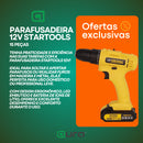 Parafusadeira e Furadeira Bivolt 12v 15 Peças Startools