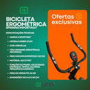 Bicicleta Ergométrica Spinning Profissional Mecânica 13 Kg Suporta 120 Kg Azul Importway Iwbes-13 Az