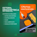 Esteira Ergométrica 2x1 Dobrável Importway 127v 10km/h 120kg Cor Preto